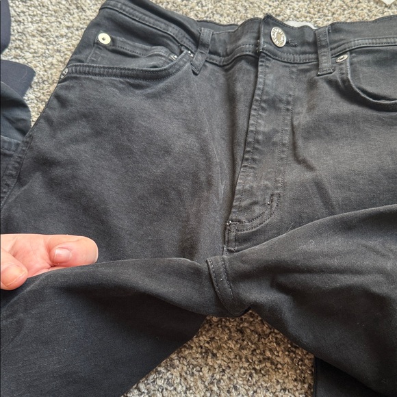 AGOLDE Black High Rise Skinny Jeans Women’s Size 27 Premium Denim - Picture 7 of 7